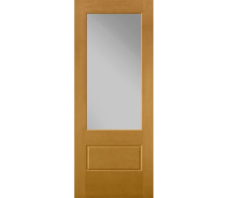 San Francisco 3 Quaters Light Fiberglass Entry Door