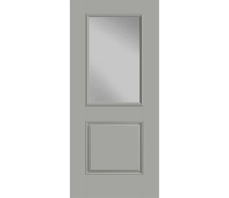 San Francisco Half Light 1 Panel Fiberglass Entry Door