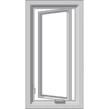 San Francisco Pella Hurricane Shield Series Vinyl Casement Window