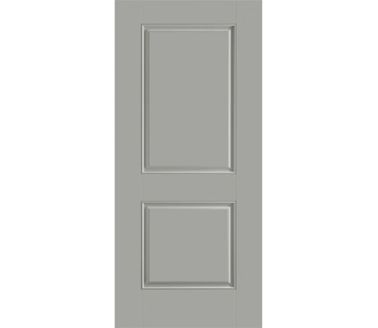 San Francisco Two Panel Square Fiberglass Entry Door